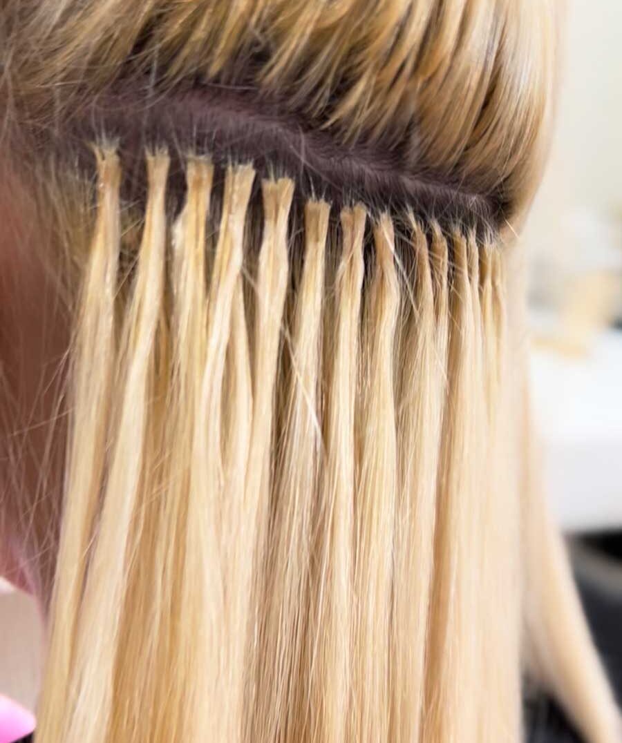 Lorena Morlote Extensiones de pelo natural de queratina